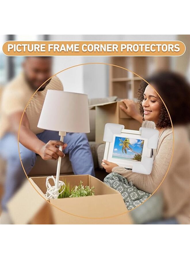 LAMAY 12 Pcs Photo Mirror TV Frame Edge Protection Corners for Shipping Moving Foam Corner Protectors for Shipping Packaging Edge Protector Foam Shipping Corners - Image 5